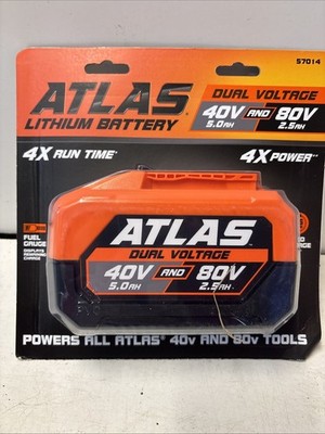 ATLAS 80V/40V 2.5/5.0 Ah Lithium-Ion Battery.i 57321