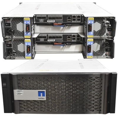 NetApp FAS2554 Disk Shelf 4U NAJ-0801 24x LFF SAS 2x 10Gb Controller 111-01324+C