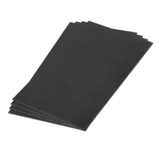 ABS Plastic Sheet 24" x 12" x 0.06" ABS Styrene Sheets Black 4 Pcs