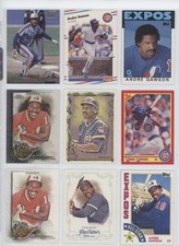 Andre Dawson 36 Card Lot All Different Pics  Ginter Fleer Odd Ball Cubs Expos