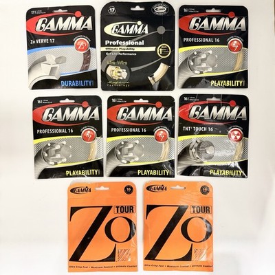 Gamma Tennis Strings 9 Sets Mixed Tour Professional Free Shipping - New Sealed