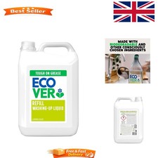 5L Biodegradable Dishwashing Liquid with Lemon & Aloe Vera - Non-Toxic Cleaning 4.60 per litre