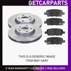 Rear Solid Brake Discs / Pads Fits Vauxhall Astra J 2009-2015 1.3/1.4/1.6/1.7/2