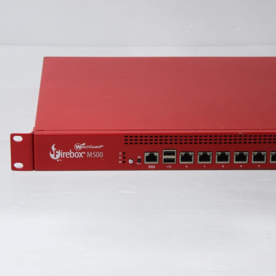 WatchGuard Firebox M500 1U Rack Firewall Network security appliance 8 ports GigE - Image 3 of 4