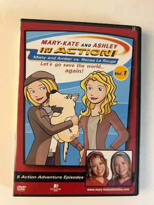 Mary Kate and Ashley in Action DVD Volume 1 Misty and Amber Vs Renee La Rouge