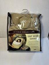 JJ Cole Collections Infant Car Seat Cover Weather-Resistant Nylon Fleece Beige