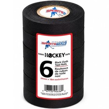 ST Sports Tape Pro-Grade Cloth Hockey Tape 6 Rolls - Strong Long-Lasti