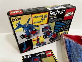 LEGO TECHNIC: Universal Set (8035) 100% W/ Instructions & Box + 8700 Incomplete