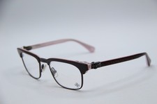 NEW CHROME HEARTS BILLIE BURGUNDY PINK AUTHENTIC DESIGNER EYEGLASSES 50-19