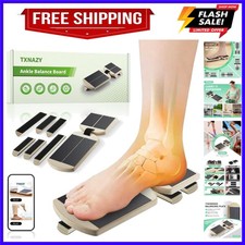Ankle Balance Board Foot Strengthener with Adjustable Shape Balance Rods for ...