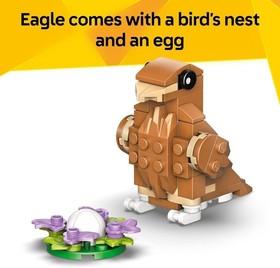 LEGO Creator 3 in 1 Cute Hamster with a Flower Building Toy for Girls & Boys, Ag