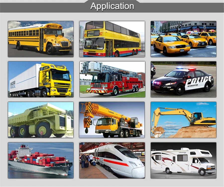 Cámara de marcha atrás de visión lateral CCD IR 12-24 V 4 pines resistente impermeable Foto 3 de 4