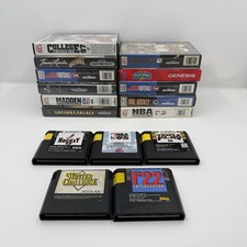 Sega Genesis 15 Game Lot NHLPA Hockey NFL 95 Madden F22