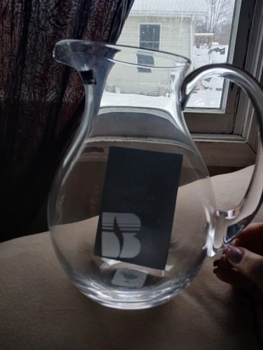 Vintage Marquis By Waterford Round Pitcher Engraved