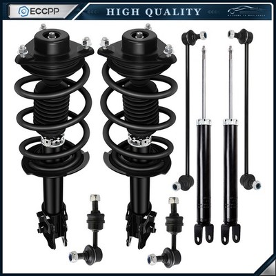 For 2011 Hyundai Sonata 8PCS Front Struts Springs Rear Shock Absorbers Sway Bars