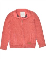 WEIRD FISH Womens Tracksuit Top Jacket UK 8 Small Red Cotton BB06