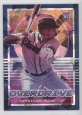 2021 Panini Chronicles Overdrive Blue Ice Prizm 11/25 Cristian Pache #11 18z2