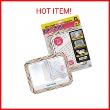 Eye Candy Ultra Bright Full Page Magnifier and Book Light, As Seen On TV Anti Gl