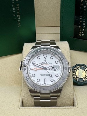 New 2026 Rolex Explorer II 226570 White Polar Dial Automatic Watch