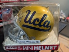 Caleb Wilson UCLA Bruins autographed signed Mini Helmet Coa