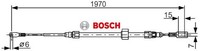 Bosch 1987482131 Seilzug FüR Feststellbremse Handbremsseil Bremsseil