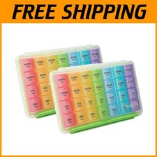 Moisture-Resistant Medicine Cases 2 Pack