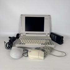 Vintage Toshiba T3300SL Portable Computer Laptop 1991 Works Dark Screen Bundle