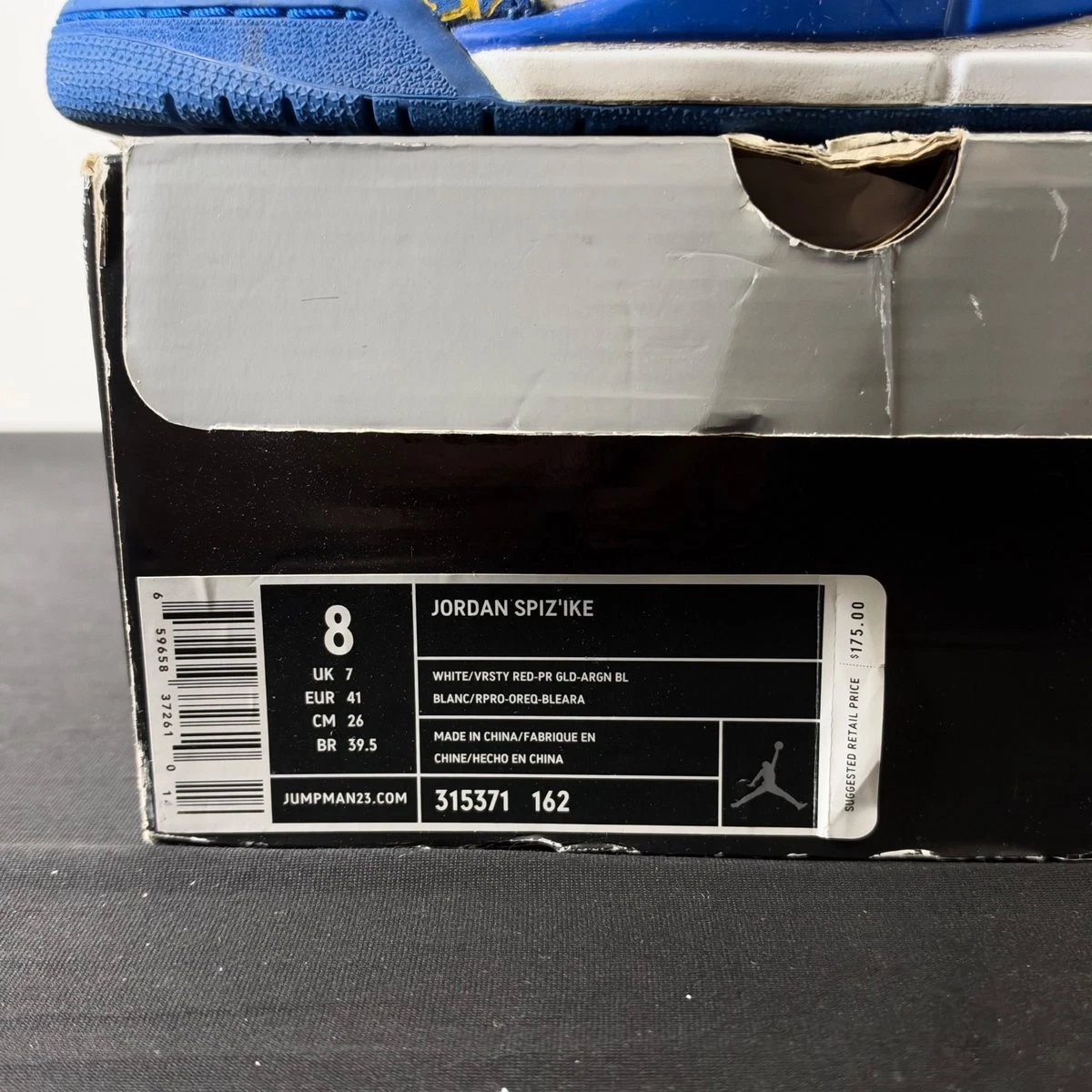 Jordan Spizike Do the Right Thing 315371-162 Größe 8