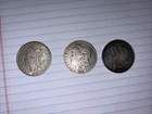 lot of 3 Morgan Silver Dollars 1884, 1889, 1922