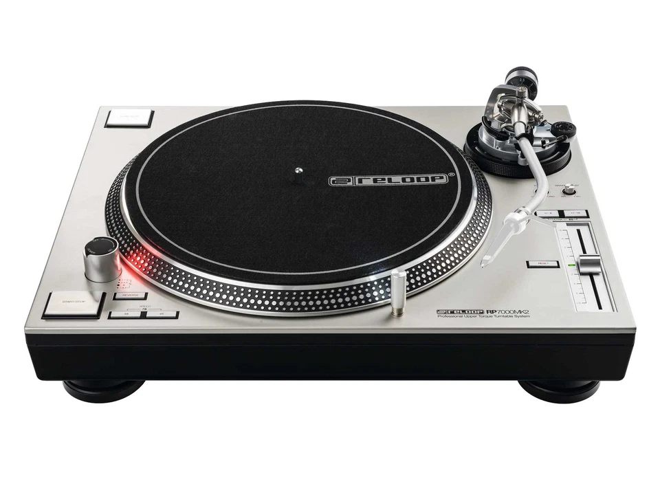 Reloop RP-7000 MK2 Silver DJ Turntable Plattenspieler Direktantrieb Upper Torque - Bild 2 von 4