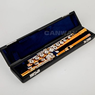 New PF-8950ES Flute Phosphor copper 17 Keys Flute Open Hole E-Mech Flute