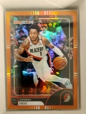 2025-26 NBA Hoops Anfernee Simons Orange Border Portland Trailblazers Celtics 95