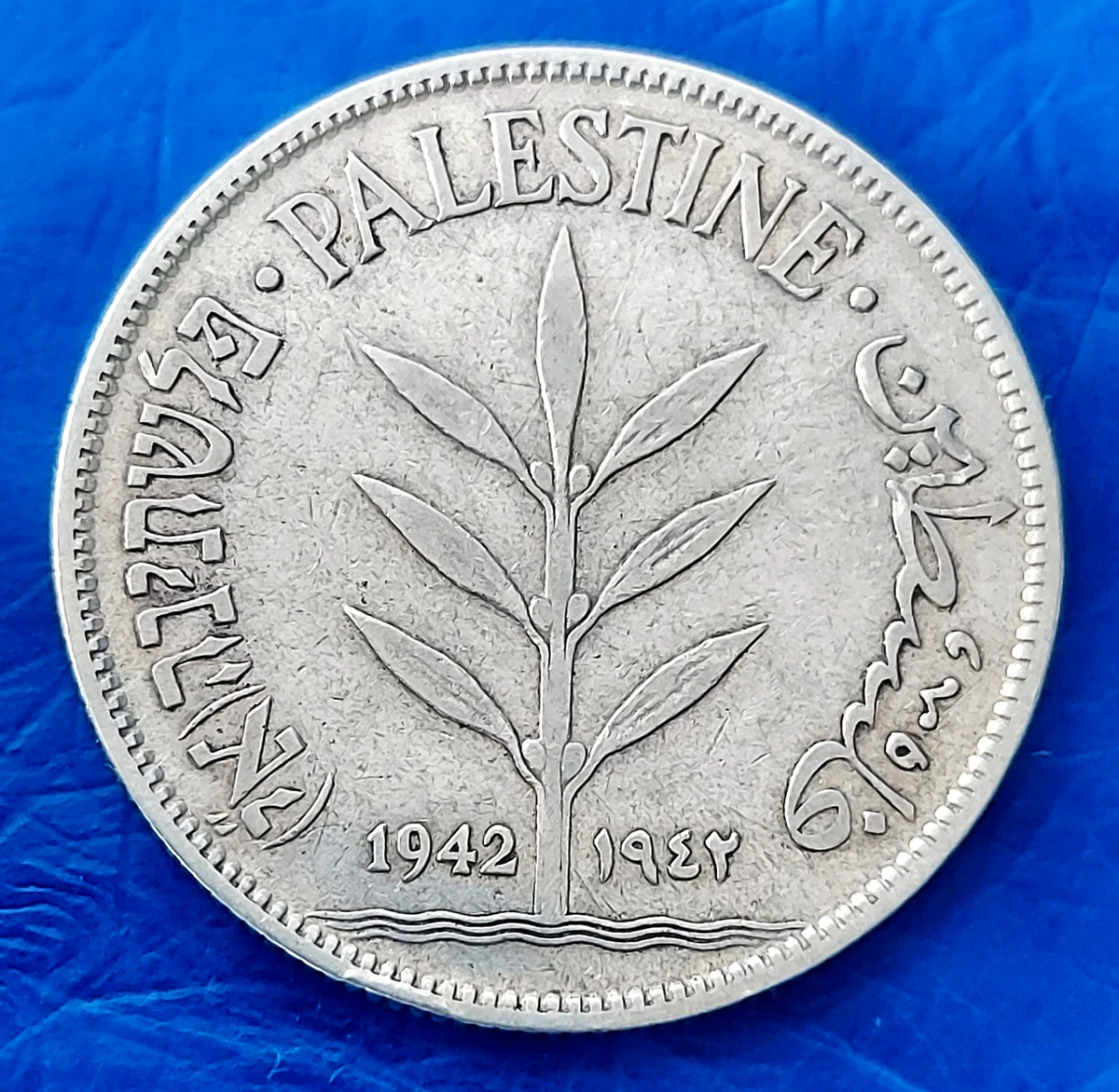 招*@様 1942年パレスチナ 100ミル 銀貨 Silver 1942 Year Palestine Coins for sale | eBay
