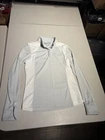 Equiline Top Women’s Small Gray 1/4 Zip Pullover Riding Equestrian Shirt Nylon