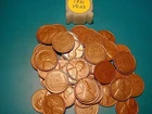 1931-P LINCOLN WHEAT CENT ROLL, HIGH GRADE, ALL "VF-XF"