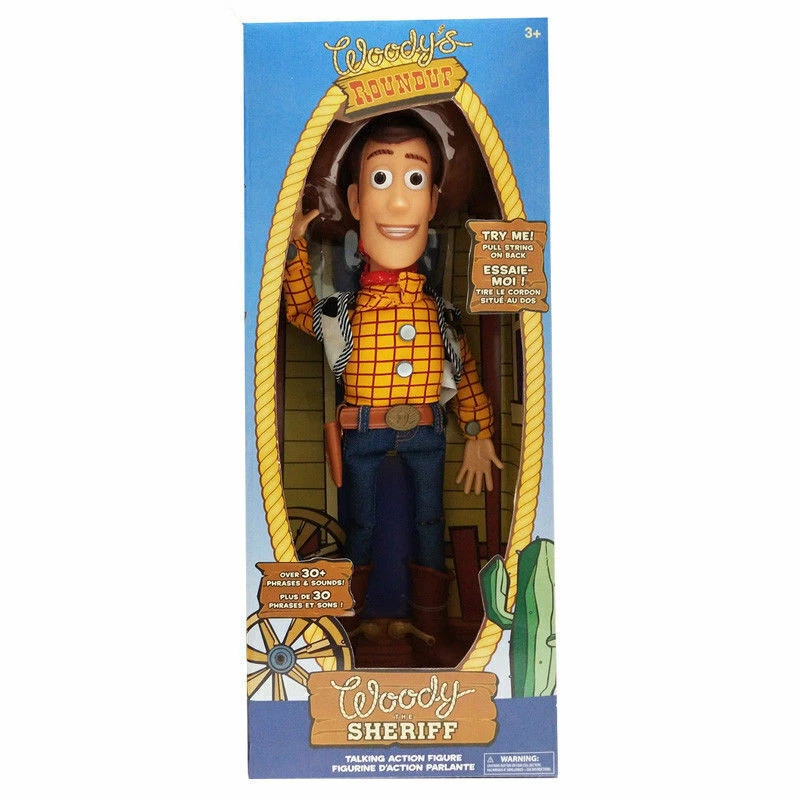TOY STORY SHERIFF WOODY JESSIE DOLL KID BABY SOFT TALKING ACTION FIGURES TOY - image 4 of 4