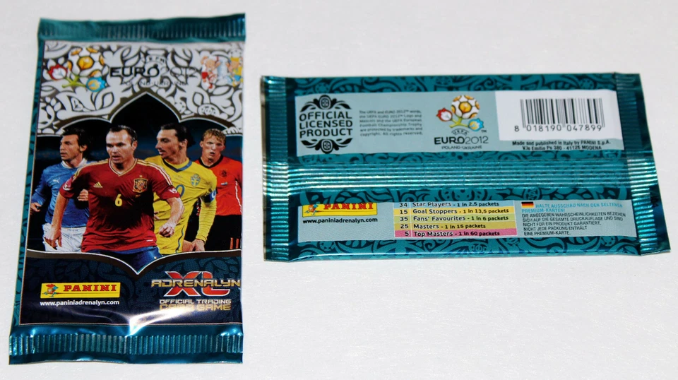 PANINI ADRENALYN XL TRADING CARDS EURO 2012 - 100 PACKETS BAGS BOOSTER - Image 3 of 4