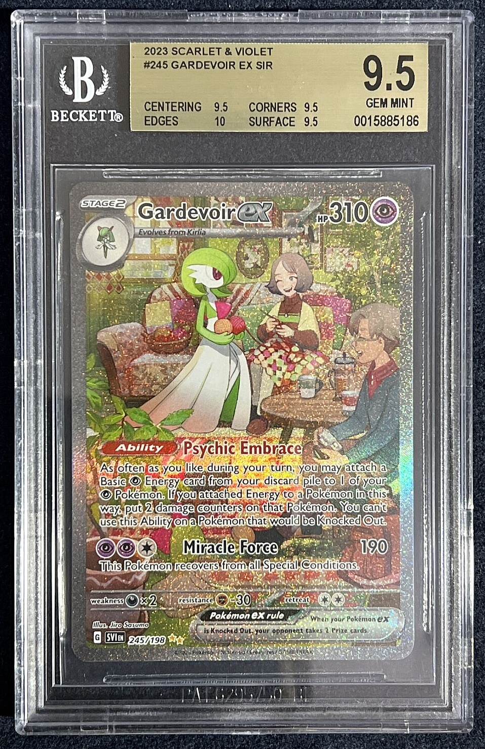 Mavin  Pokémon Gardevoir EX 086/198 Scarlet Violet PSA 9