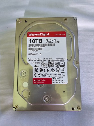 WD101EFAX-68LDBN0 P/N: 2W10420 APR 2020 Thailand Western Digital 10TB - Picture 1 of 3