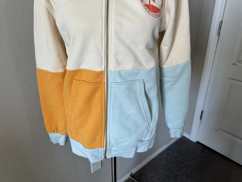Scotch & Soda Women's Summertime Oasis Hoodie Colorblock Full Zipped Size 16 XL - Image 3 of 4