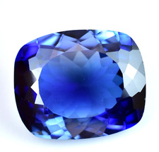29.25 Ct Natural Blue Ceylon Sapphire AGL Certified Cushion Flawless Gemstone