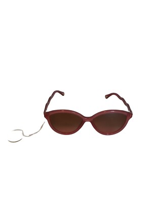 Chloe Women's  Pink/Maroon Acetate (Recycled Materials)  Cat Eye Sunglasses 