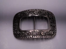 DUTCH SILVER ORIGIN NETHERLANDS SOLID SILVER BELT BUCKLE