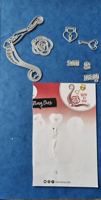 Prägeschablonen Stanzvorlage Stanzschablone Cutting Dies You an Me Love