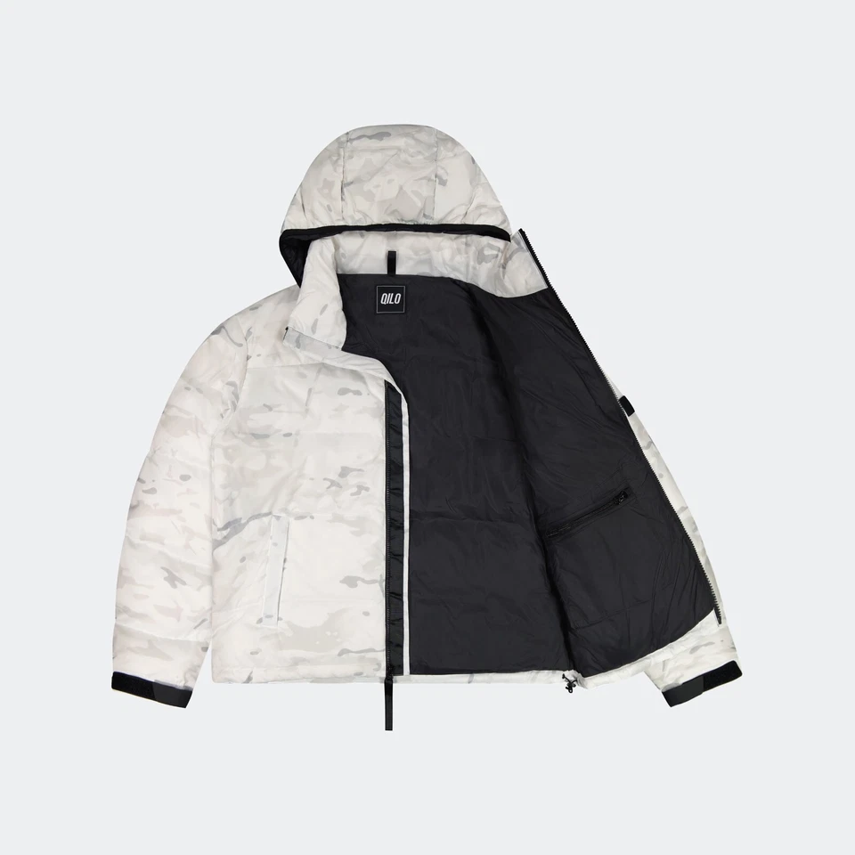 NEW Qilo Tactical NYC Lhotse Down Puffer in Alpine White Multicam Medium M - Image 2 of 4