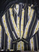 Vintage VERSACE silk Dress Shirt
