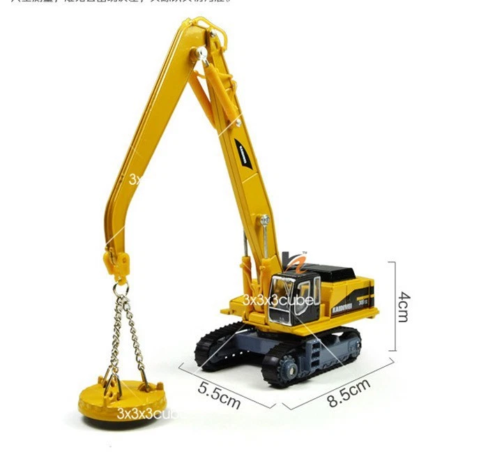 1:87 Grab & Magnet Attachment Crane Construction Equipment Diecast Model Truck - Bild 1 von 4