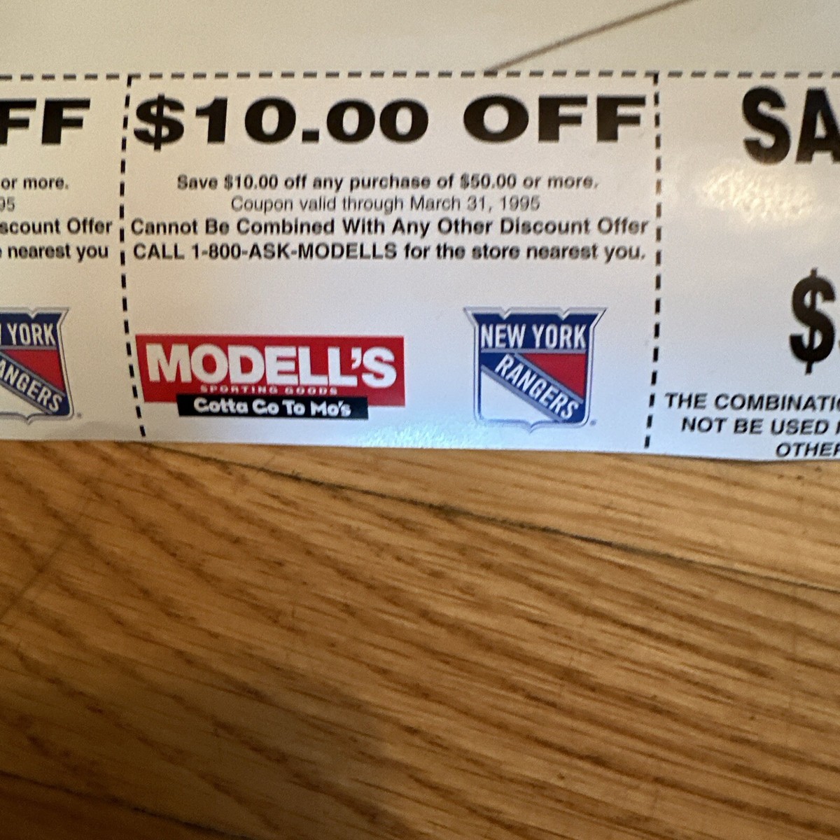 New York Rangers 1994 Modells Promo Stanley Cup Champion Poster
