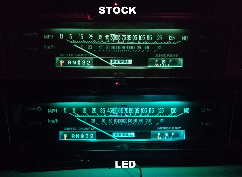 1979-1989 Ford LTD S Crown Victoria Instrument Cluster - Atualização de lâmpada LED! 79-89 - Imagem 2 de 3