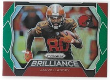 JARVIS LANDRY 2019 PRIZM BRILLIANCE GREEN PRIZM BROWNS LSU TIGERS S5